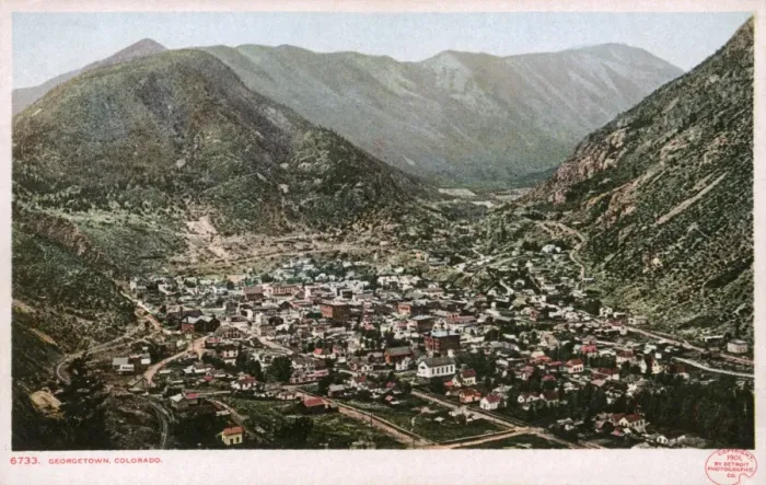 Framed Print : General view of Georgetown, Colorado, USA Framed Print : General view of Georgetown, Colorado, USA