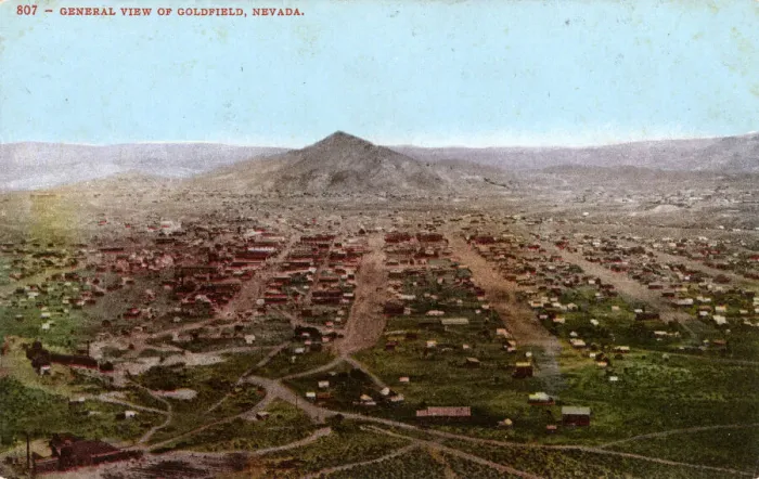 Framed Print : General view of Goldfield, Nevada, USA Framed Print : General view of Goldfield, Nevada, USA