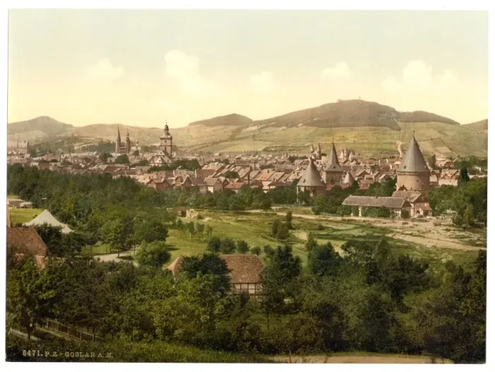Framed Print : General view, Goslar, Hartz, Germany Framed Print : General view, Goslar, Hartz, Germany