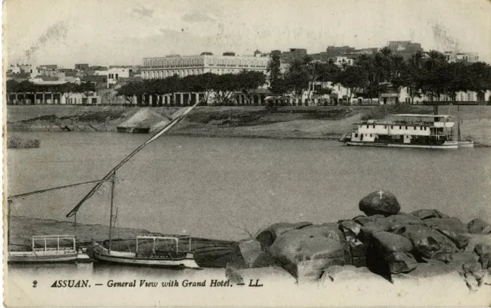 Framed Print : General view with Grand Hotel, Aswan, Egypt Framed Print : General view with Grand Hotel, Aswan, Egypt