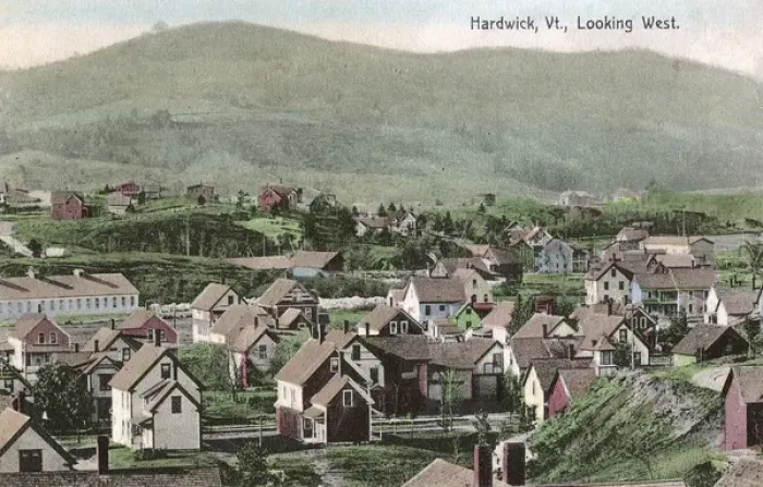 Framed Print : General view of Hardwick, Vermont, USA Framed Print : General view of Hardwick, Vermont, USA