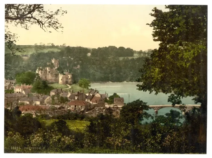 Framed Print : General view, II, Chepstow, England Framed Print : General view, II, Chepstow, England