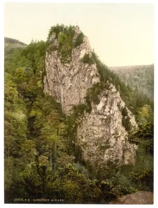 Framed Print : General view, Ilsestein, Hartz, Germany Framed Print : General view, Ilsestein, Hartz, Germany
