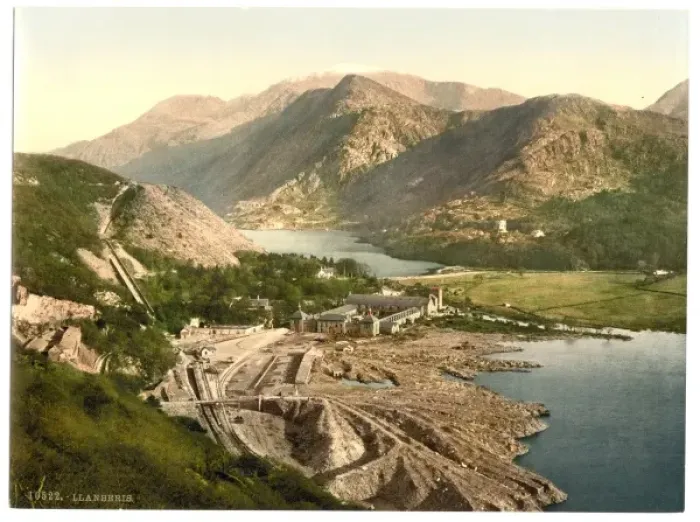 Framed Print : General view, Llanberis, Wales Framed Print : General view, Llanberis, Wales