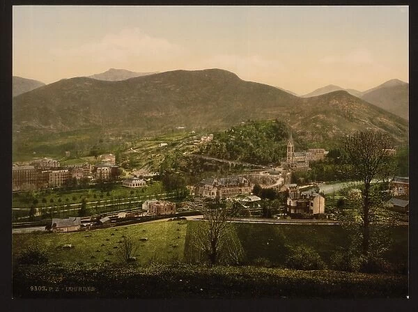 General view, Lourdes, Pyrenees, France