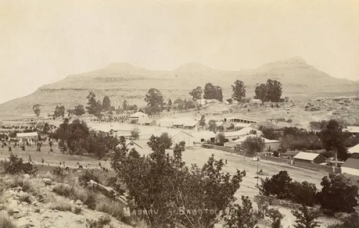 Framed Print : General view of Maseru, Basutoland, South Africa Framed Print : General view of Maseru, Basutoland, South Africa