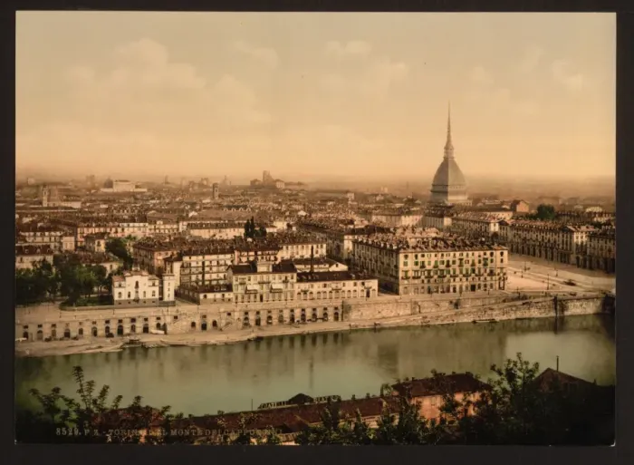 Framed Print : General view from Mount of the Capuchins, Turin, Italy Framed Print : General view from Mount of the Capuchins, Turin, Italy