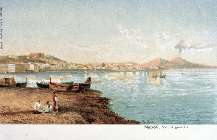 Framed Print : General view of Naples, Italy Framed Print : General view of Naples, Italy