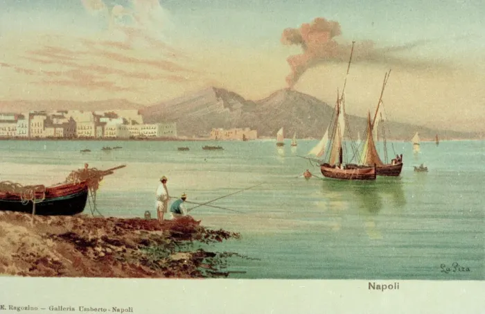 Framed Print : General view of Naples, Italy Framed Print : General view of Naples, Italy