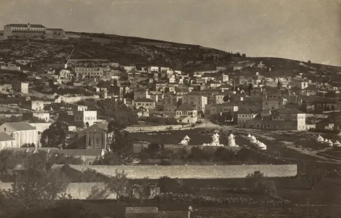 Framed Print : General view of Nazareth, Northern Israel, WW1 Framed Print : General view of Nazareth, Northern Israel, WW1