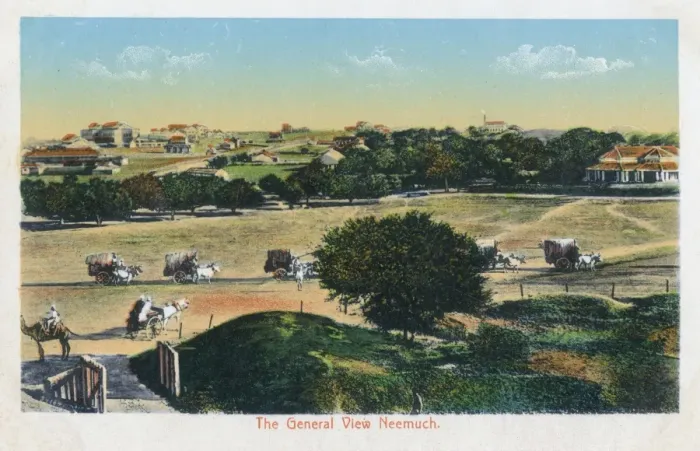 Framed Print : General View over Neemuch, Madhya Pradesh, India Framed Print : General View over Neemuch, Madhya Pradesh, India
