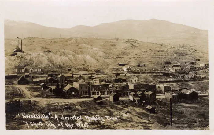 Framed Print : General view of Nevadaville, Colorado, USA Framed Print : General view of Nevadaville, Colorado, USA