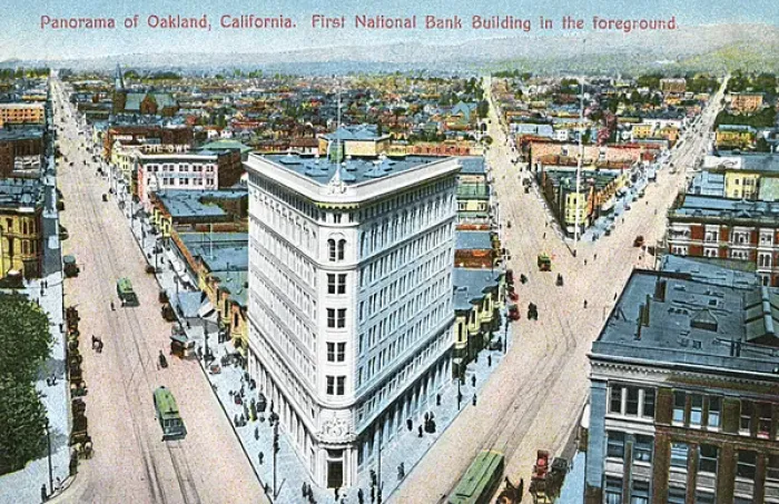Framed Print : General view of Oakland, California, USA Framed Print : General view of Oakland, California, USA