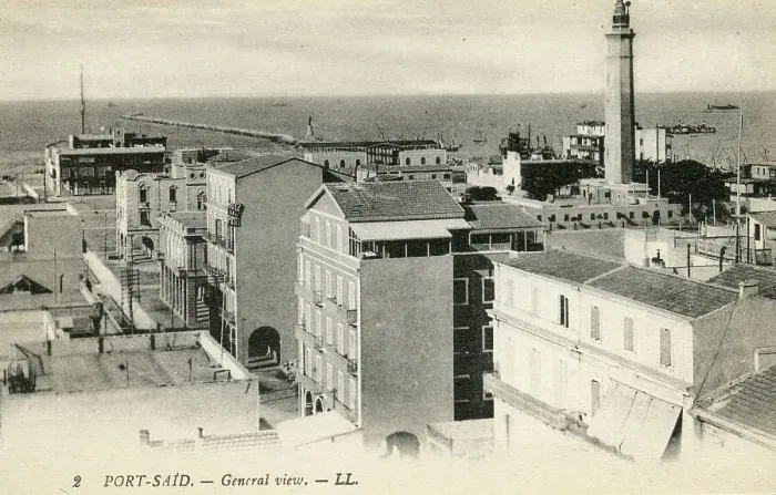 Framed Print : General View of Port Said, Egypt Framed Print : General View of Port Said, Egypt