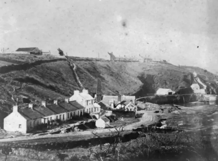 Framed Print : General view of Porthgain, Pembrokeshire, South Wales Framed Print : General view of Porthgain, Pembrokeshire, South Wales