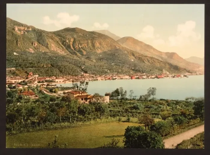 Framed Print : General view, Salo, Lake Garda, Italy Framed Print : General view, Salo, Lake Garda, Italy