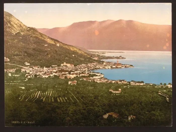 Framed Print : General view, Salo, Lake Garda, Italy Framed Print : General view, Salo, Lake Garda, Italy