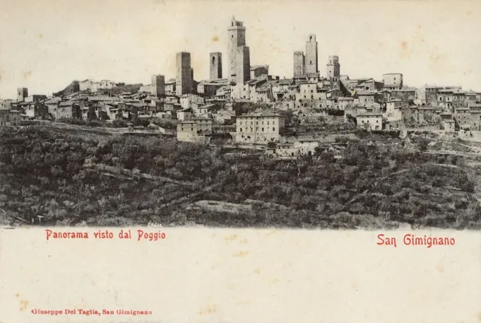 Framed Print : General view of San Gimignano, Tuscany, Italy