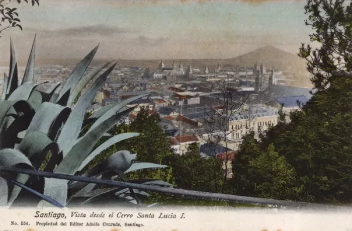 Framed Print : General view of Santiago, Chile, South America Framed Print : General view of Santiago, Chile, South America