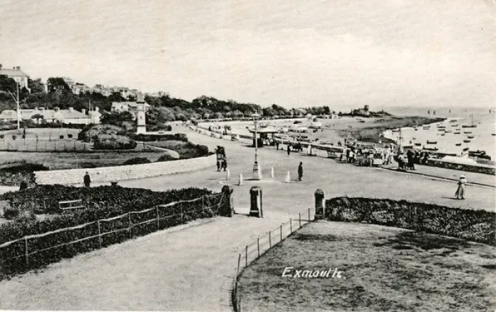 Framed Print : General View of the Shore, Exmouth, Devon Framed Print : General View of the Shore, Exmouth, Devon
