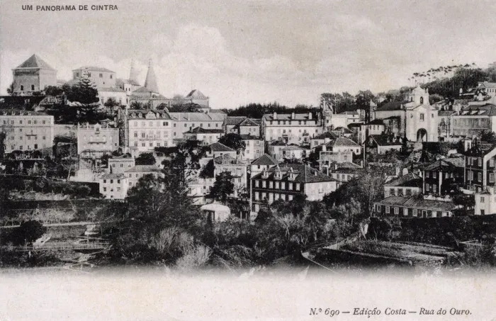 Framed Print : General view of Sintra, Lisbon region, southern Portugal
