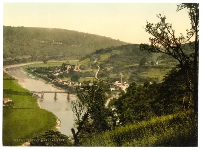 Framed Print : General view, Tintern, England Framed Print : General view, Tintern, England
