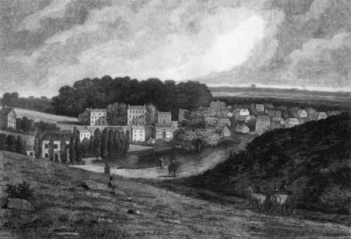 Framed Print : General view of Tunbridge Wells, Kent Framed Print : General view of Tunbridge Wells, Kent
