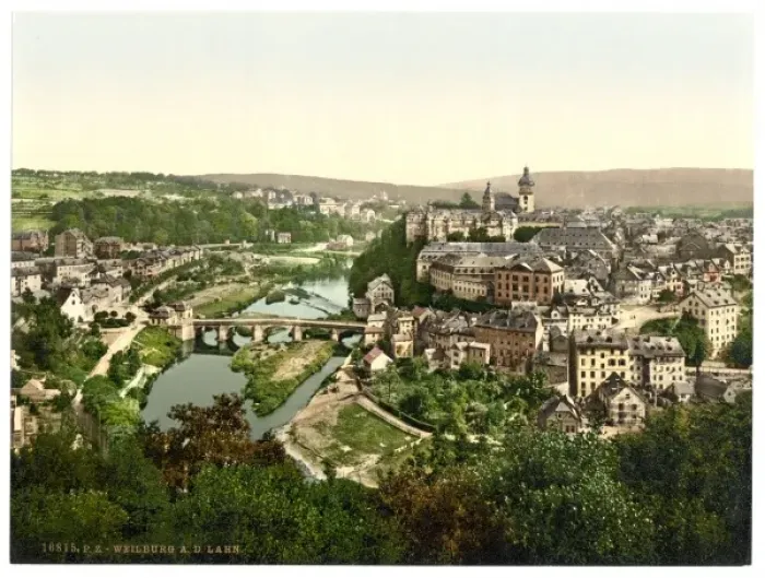 Framed Print : General view, Weilburg, Hesse-Nassau, Germany Framed Print : General view, Weilburg, Hesse-Nassau, Germany