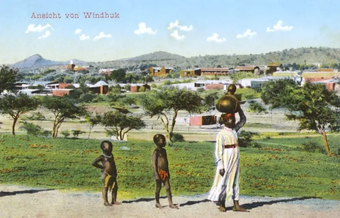 Framed Print : General view of Windhoek, south west Africa Framed Print : General view of Windhoek, south west Africa