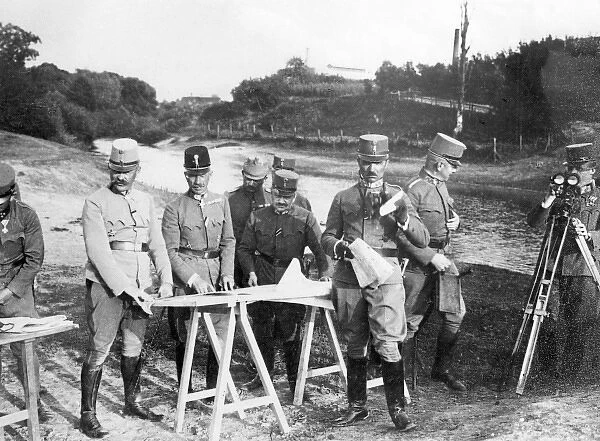General von Boehm-Ermolli on the Eastern Front