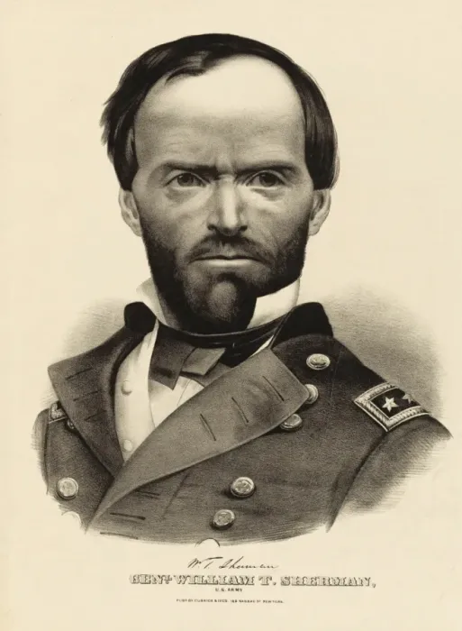 Framed Print : General William T. Sherman Framed Print : General William T. Sherman