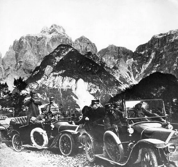 Generals Joffre, Cadorna and Pollo during WW1