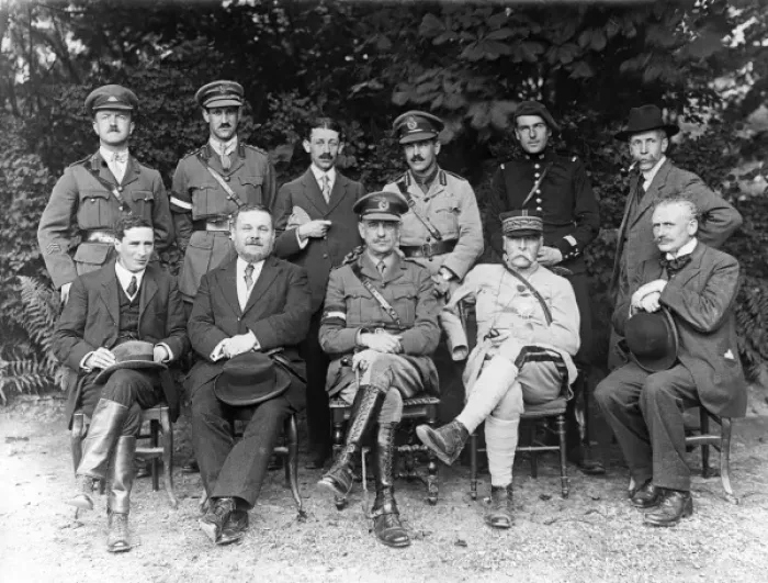 Framed Print : Generals and others, end of First World War Framed Print : Generals and others, end of First World War