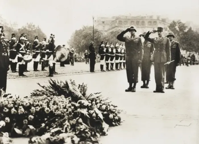 Framed Print : Generals at the Unknown Soldiers Tomb Framed Print : Generals at the Unknown Soldiers Tomb