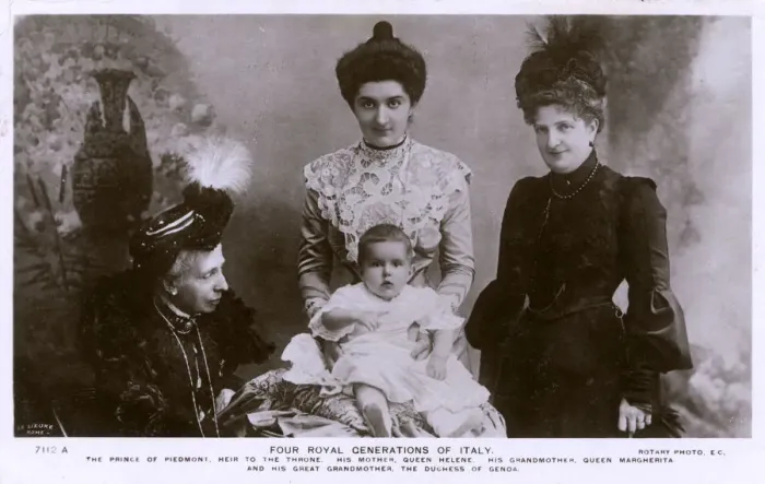 Framed Print : Four generations of Italian Royalty Framed Print : Four generations of Italian Royalty