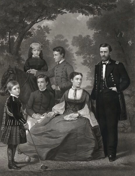 Genl. Grant and his family