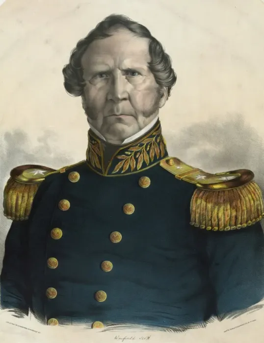 Framed Print : Genl. Winfield Scott. commander in chief of the United Stat Framed Print : Genl. Winfield Scott. commander in chief of the United Stat
