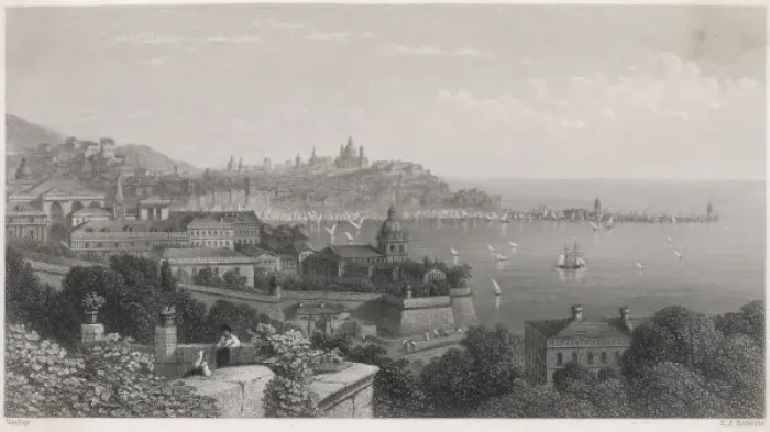 Framed Print : Genoa / General Port 19C Framed Print : Genoa / General Port 19C