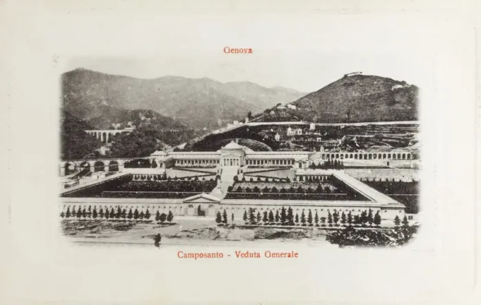 Framed Print : Genoa, Italy - Camposanto - General view Framed Print : Genoa, Italy - Camposanto - General view