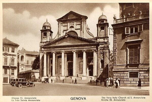 Genoa, Italy - Church of St Annunziata