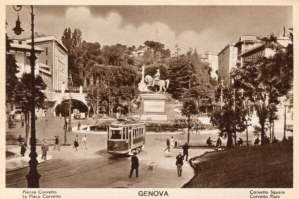 Genoa, Italy - The Corvetto Square