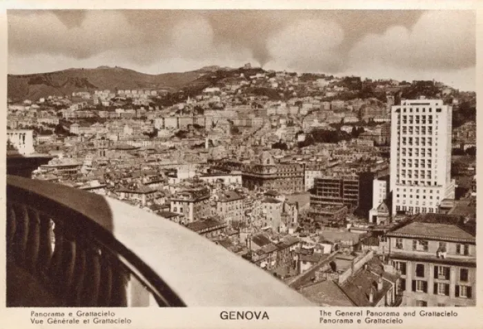Framed Print : Genoa, Italy - General Panorama and skyline Framed Print : Genoa, Italy - General Panorama and skyline