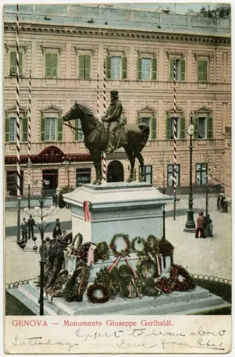 Framed Print : Genoa, Italy - Giuseppe Garibaldi Monument Framed Print : Genoa, Italy - Giuseppe Garibaldi Monument