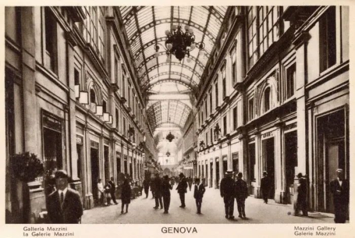 Framed Print : Genoa, Italy - The Mazzini Gallery Framed Print : Genoa, Italy - The Mazzini Gallery