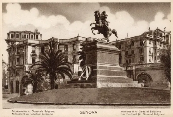 Framed Print : Genoa, Italy - Monument to General Belgrano Framed Print : Genoa, Italy - Monument to General Belgrano