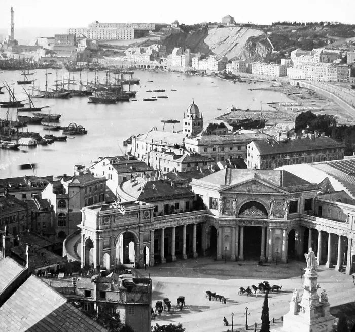 Framed Print : Genoa Italy pre-1900 Framed Print : Genoa Italy pre-1900