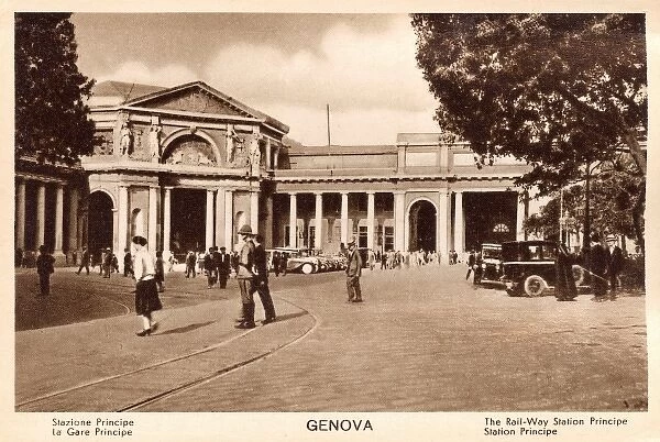 Genoa, Italy - Principal Railway Station