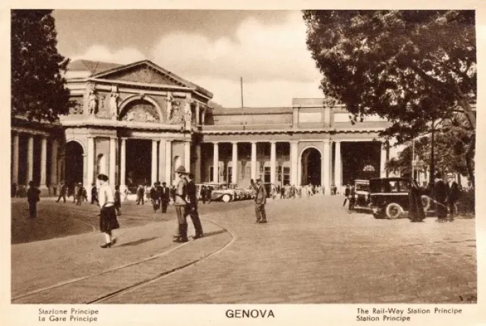 Framed Print : Genoa, Italy - Principal Railway Station Framed Print : Genoa, Italy - Principal Railway Station