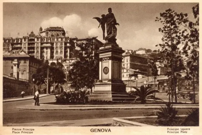 Framed Print : Genoa, Italy - Principal Square Framed Print : Genoa, Italy - Principal Square