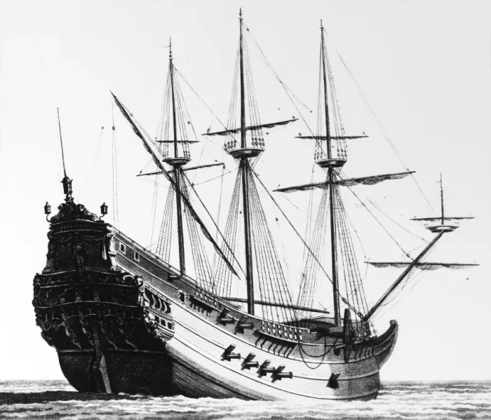 Framed Print : A Genoese Carrack Framed Print : A Genoese Carrack